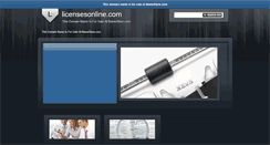 Desktop Screenshot of licensesonline.com